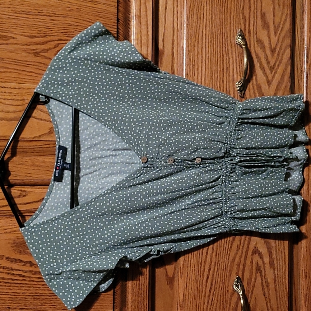 Polka dot blouse